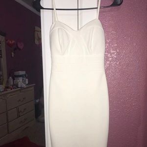 White Windsor bodycon dress